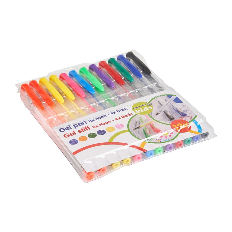 Gelpennen - set van 12